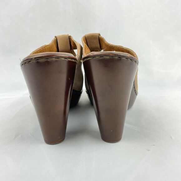 BORN Womens Pump Brown Suede Amera T-Strap Fringe Size 8 EU 39 W61939 - Picture 7 of 10